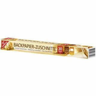 Gut & G�nstig Backpapier-Zuschnitte, 30 St�ck 38 cm x 42 cm