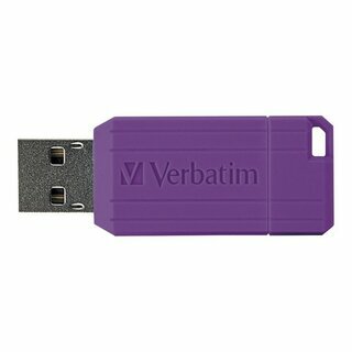 USB-Stick Verbatim 49062 Pinstripe, Speicherkapazit�t: 8GB, lila