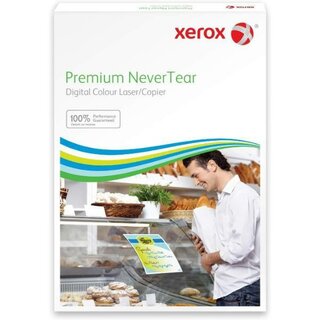 Xerox Premium NeverTear Polyesterfolie 003R98058, A4, 120mic, wei�, 100 St�ck