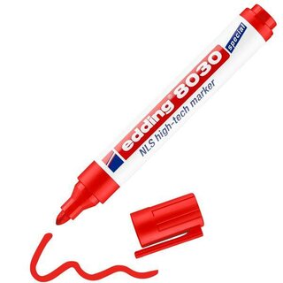 edding NLS-Marker 8030, Rundspitze, Strichst�rke: 1,5-3mm, rot