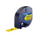 DYMO Schriftband S0721620, 12mm x 4m, schwarz auf gelb