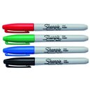 Sharpie Permanent Marker 1985858, Rund, sortiert, 4 St�ck