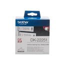 Brother�DK-22251 Etiketten, 15,24m x 62mm, schwarz/wei�