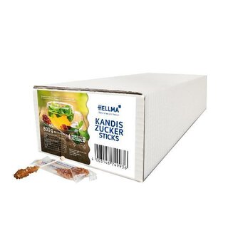 Hellma Kandiszucker Sticks, 100 Sticks je 6g