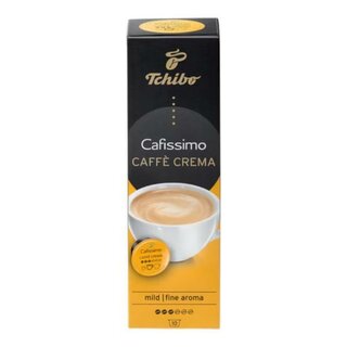 Tchibo Cafissimo Caff� Crema Kapseln, 8 Packungen mit je 10 Kapseln