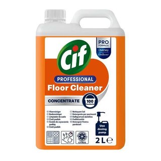 Cif Professional konzentrierter Bodenreiniger, 2 Liter, mit Zitrusduft