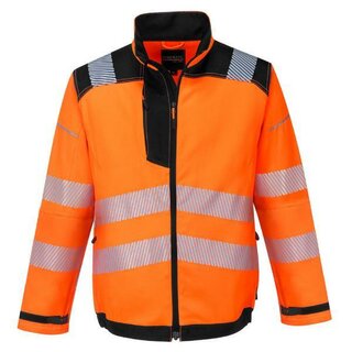 Portwest T500Obrs Hi-Vis Arbeitsjacke, orange/schwarz, Gr��e: S