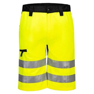 Portwest CD899Ybr42 WX2 Eco Hi-Vis Shorts, gelb/schwarz, Gr��e: 42