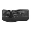 Mediarange MROS120 Tastatur, ergonomisch, schwarz