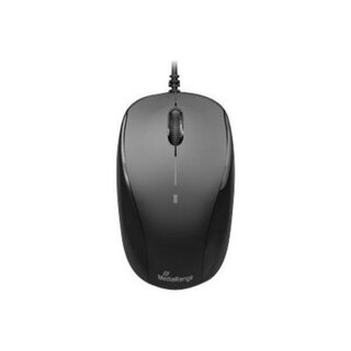 Mediarange MROS213 Maus, kabelgebunden, optisch, schwarz