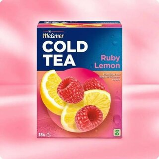 Messmer Cold Tea Ruby Lemon, 15 Beutel