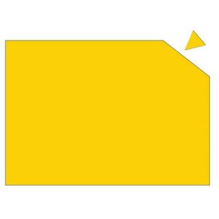 Franken MP84104 Magnetplatte, 200x295mm, gelb