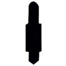 Elba 100420859 Stecksignal, schwarz, 100 St�ck