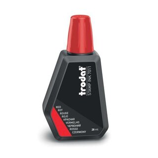 Trodat 7011 Stempelfarbe, 28ml, rot