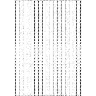 Legamaster 455419 Einlegeetiketten , Ma�e: 20 x 60mm, wei�, 90 St�ck