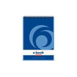 Herlitz 110619 Spiralblock, A6, liniert, 50 Blatt