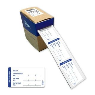 Avery Zweckform Lebensmittel-Etiketten Tiefk�hlfest, 65x35mm, wei�, 200 St�ck