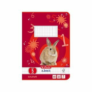 Herlitz Schulheft, A5, 32 Blatt, Lineatur 5