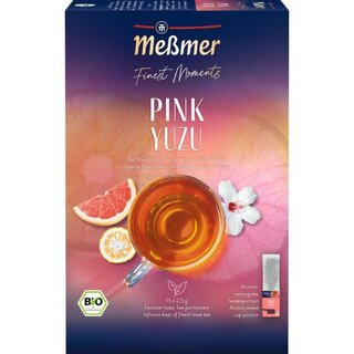 Messmer Fineset Moments Bio Pink Yuzu, 15 Beutel