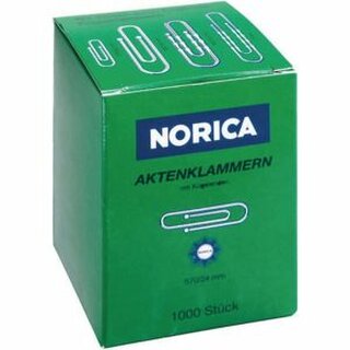 ALCO Broklammern Norica 2210, 24mm, verzinkt, mit Kugelenden, 1000 Stck