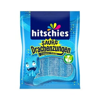 Hitschies Saure Drachenzungen Blau, 125g