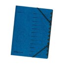 Ordnungsmappe Herlitz 10843324, 12 F�cher, blau