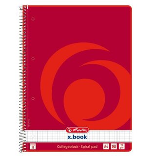 Herlitz Spiralblock, A4, 160 Blatt, Lineatur 28