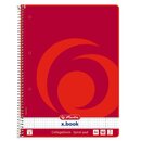 Herlitz Spiralblock, A4, 160 Blatt, Lineatur 28