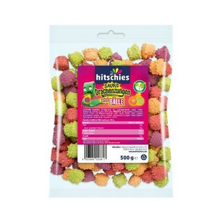 Hitschies Saure Drachenzungen brizzl B�lle, 500g