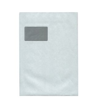 Versandtaschen C4, mit Fenster, SK, 100g, wei�, 250 St�ck