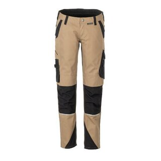 Planam 6413 Norit Damen Bundhose, sand/schwarz, Gr��e:  38
