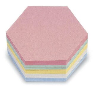 Moderationskarten Magnetoplan 112502310 Wabe, 190 x 165mm, sortiert, 250 St�ck