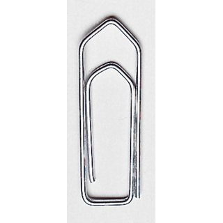 Büroklammer, spitz, Met., glanzverzinkt, L: 32mm