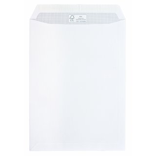 Versandtasche, o.Fe., hk, B4, 250x353mm, 100g/m², weiß