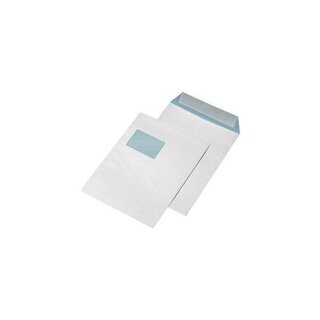 MailMedia Versandtaschen 30003818, C4, mit Fenster, HK, 125g, wei, 100 St.
