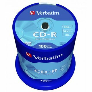 Verbatim CD-R 80Mn 700MB Spindel, 100 St�ck
