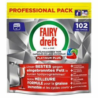 Fairy Professional Plantinum Plus Sp�lmaschinentabs  102 Tabs