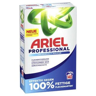 Ariel Professional Waschmittel Pulver Universal+  f�r 140 Waschladungen