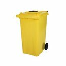 Sammelbeh�lter f�r Flaschen, gelb, 240 Liter