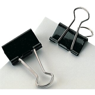 Briefklemmer, Metall, B: 19 mm, Klemmweite: 7 mm, sortiert