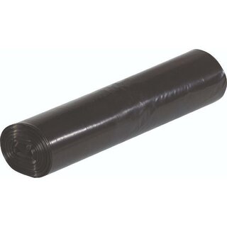 Mllsack standard, LDPE, 0,035 mm, 120 l, 700 x 1.100 mm, schwarz, 25 Stck