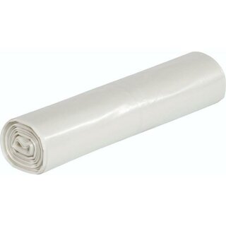 Mllsack standard, LDPE, 0,037 mm, 120 l, 700 x 1.100 mm, transparent, 25 Stck