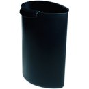 Abfalleinsatz MOON, PP, ohne Deckel, 6 l, schwarz