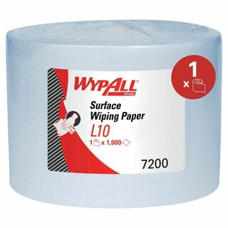 Wischtücher Wypall 7200050, L20, auf Rolle, blau