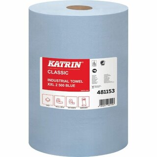 Wischtücher Rolle Katrin 481153, 2 lagig, 190m, blau, 2...