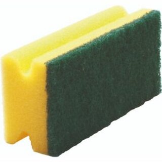 Reinigungsschwamm Meiko 921210, 9,5 x 4,5 x 7 cm, gelb/grn, 6 Stck