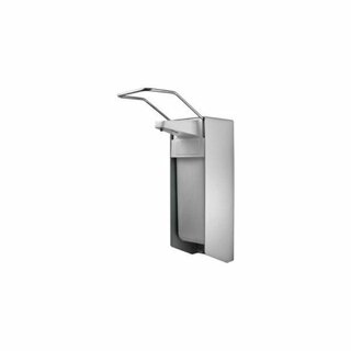 Seifenspender, für Euroflasche 1.000 ml, Aluminium, silber