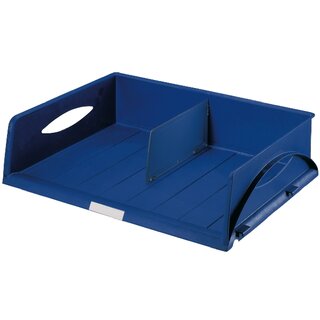 Briefkorb Leitz 5232 Sorty, stapelbar, Mae: 470 x 355 x 125mm, A3 quer, blau