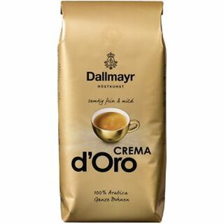 Kaffee Dallmayr Crema d Oro, ungemahlen, 1000g