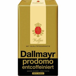 Kaffee Dallmayr Prodomo FSE55002091, entkoffeiniert,...